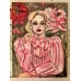 Portrait of a Woman in a Pink Blouse – Original Oil Painting